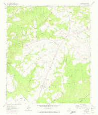 Weldon Texas Historical topographic map, 1:24000 scale, 7.5 X 7.5 Minute, Year 1964