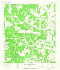 Well Hollow Texas Historical topographic map, 1:24000 scale, 7.5 X 7.5 Minute, Year 1964