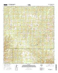 Well Hollow Texas Current topographic map, 1:24000 scale, 7.5 X 7.5 Minute, Year 2016