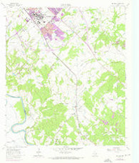 Wellborn Texas Historical topographic map, 1:24000 scale, 7.5 X 7.5 Minute, Year 1961
