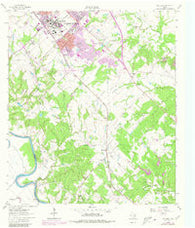 Wellborn Texas Historical topographic map, 1:24000 scale, 7.5 X 7.5 Minute, Year 1961