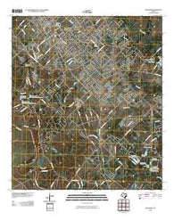 Wellborn Texas Historical topographic map, 1:24000 scale, 7.5 X 7.5 Minute, Year 2010