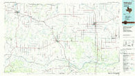 Wellington Texas Historical topographic map, 1:100000 scale, 30 X 60 Minute, Year 1986