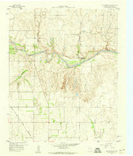 Wellington NW Texas Historical topographic map, 1:24000 scale, 7.5 X 7.5 Minute, Year 1959