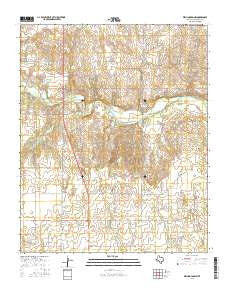 Wellington NW Texas Current topographic map, 1:24000 scale, 7.5 X 7.5 Minute, Year 2016