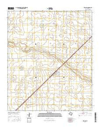 Wellman Texas Current topographic map, 1:24000 scale, 7.5 X 7.5 Minute, Year 2016