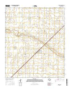Wellman Texas Current topographic map, 1:24000 scale, 7.5 X 7.5 Minute, Year 2016