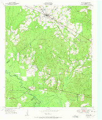 Wells Texas Historical topographic map, 1:24000 scale, 7.5 X 7.5 Minute, Year 1951