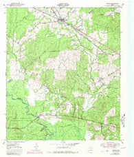 Wells Texas Historical topographic map, 1:24000 scale, 7.5 X 7.5 Minute, Year 1951