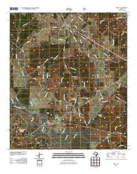 Wells Texas Historical topographic map, 1:24000 scale, 7.5 X 7.5 Minute, Year 2010