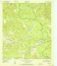 Wells SW Texas Historical topographic map, 1:24000 scale, 7.5 X 7.5 Minute, Year 1951