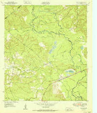 Wells SW Texas Historical topographic map, 1:24000 scale, 7.5 X 7.5 Minute, Year 1951