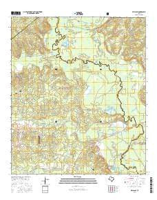 Wells SW Texas Current topographic map, 1:24000 scale, 7.5 X 7.5 Minute, Year 2016