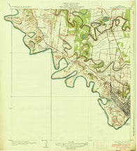 West Brownsville Texas Historical topographic map, 1:31680 scale, 7.5 X 7.5 Minute, Year 1936