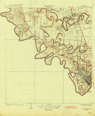West Brownsville Texas Historical topographic map, 1:31680 scale, 7.5 X 7.5 Minute, Year 1936