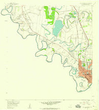 West Brownsville Texas Historical topographic map, 1:24000 scale, 7.5 X 7.5 Minute, Year 1956