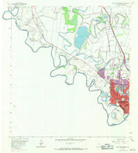 West Brownsville Texas Historical topographic map, 1:24000 scale, 7.5 X 7.5 Minute, Year 1956