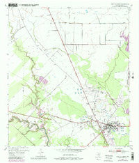 West Columbia Texas Historical topographic map, 1:24000 scale, 7.5 X 7.5 Minute, Year 1952