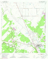 West Columbia Texas Historical topographic map, 1:24000 scale, 7.5 X 7.5 Minute, Year 1952