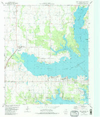 West Tawakoni Texas Historical topographic map, 1:24000 scale, 7.5 X 7.5 Minute, Year 1980