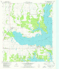 West Tawakoni Texas Historical topographic map, 1:24000 scale, 7.5 X 7.5 Minute, Year 1980