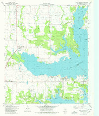 West Tawakoni Texas Historical topographic map, 1:24000 scale, 7.5 X 7.5 Minute, Year 1980