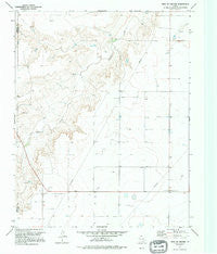 West of Gruver Texas Historical topographic map, 1:24000 scale, 7.5 X 7.5 Minute, Year 1974