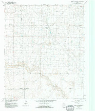 West of Sundown Texas Historical topographic map, 1:24000 scale, 7.5 X 7.5 Minute, Year 1965