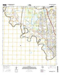 West Brownsville Texas Current topographic map, 1:24000 scale, 7.5 X 7.5 Minute, Year 2016