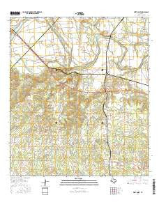 West Point Texas Current topographic map, 1:24000 scale, 7.5 X 7.5 Minute, Year 2016