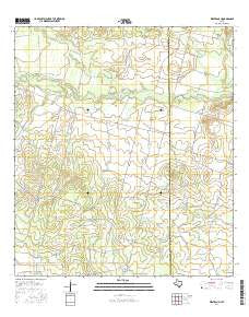 West Ranch Texas Current topographic map, 1:24000 scale, 7.5 X 7.5 Minute, Year 2016