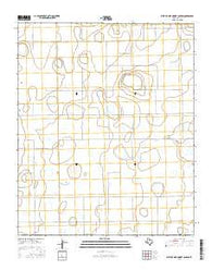 West of Dick Moore Canyon Texas Current topographic map, 1:24000 scale, 7.5 X 7.5 Minute, Year 2016