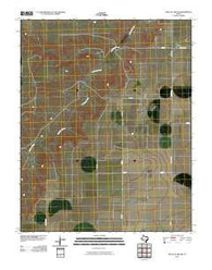 West of Gruver Texas Historical topographic map, 1:24000 scale, 7.5 X 7.5 Minute, Year 2010