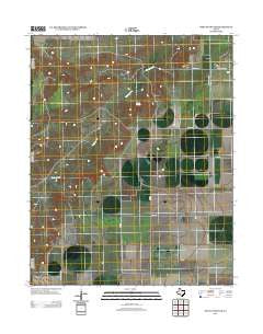 West of Gruver Texas Historical topographic map, 1:24000 scale, 7.5 X 7.5 Minute, Year 2012