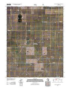 West of Kerrick Texas Historical topographic map, 1:24000 scale, 7.5 X 7.5 Minute, Year 2011