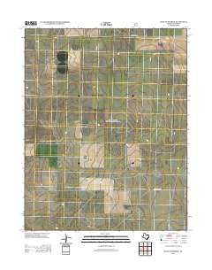 West of Kerrick Texas Historical topographic map, 1:24000 scale, 7.5 X 7.5 Minute, Year 2012