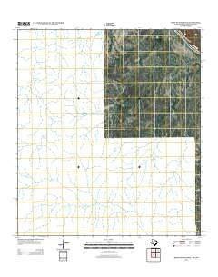 West of Salt Well Texas Historical topographic map, 1:24000 scale, 7.5 X 7.5 Minute, Year 2012