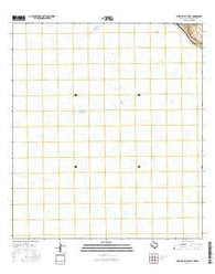 West of Salt Well Texas Current topographic map, 1:24000 scale, 7.5 X 7.5 Minute, Year 2016