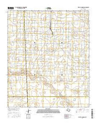 West of Sundown Texas Current topographic map, 1:24000 scale, 7.5 X 7.5 Minute, Year 2016