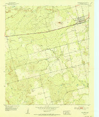 Westbrook Texas Historical topographic map, 1:24000 scale, 7.5 X 7.5 Minute, Year 1952