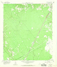 Westcott Texas Historical topographic map, 1:24000 scale, 7.5 X 7.5 Minute, Year 1958