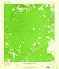Westcott Texas Historical topographic map, 1:24000 scale, 7.5 X 7.5 Minute, Year 1958