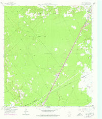Westcott Texas Historical topographic map, 1:24000 scale, 7.5 X 7.5 Minute, Year 1958