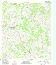 Westhoff Texas Historical topographic map, 1:24000 scale, 7.5 X 7.5 Minute, Year 1960