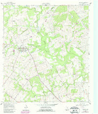 Westhoff Texas Historical topographic map, 1:24000 scale, 7.5 X 7.5 Minute, Year 1960
