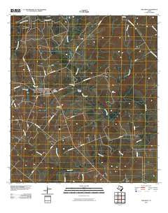 Westhoff Texas Historical topographic map, 1:24000 scale, 7.5 X 7.5 Minute, Year 2010