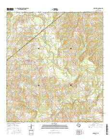 Westhoff Texas Current topographic map, 1:24000 scale, 7.5 X 7.5 Minute, Year 2016