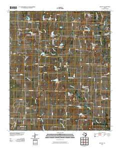 Weston Texas Historical topographic map, 1:24000 scale, 7.5 X 7.5 Minute, Year 2010