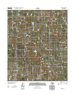 Weston Texas Historical topographic map, 1:24000 scale, 7.5 X 7.5 Minute, Year 2013