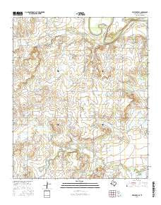Westover SE Texas Current topographic map, 1:24000 scale, 7.5 X 7.5 Minute, Year 2016